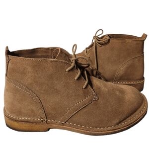 LL Bean Suede Classic Desert Chukka Boots Size 10 Wide EUC